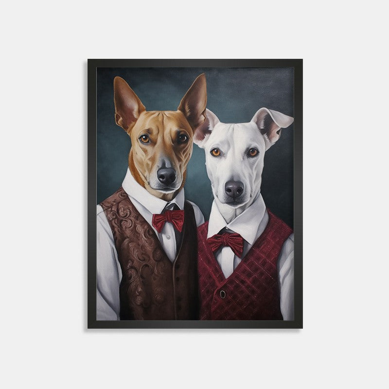 Pet Art Photo Frame - The Brothers