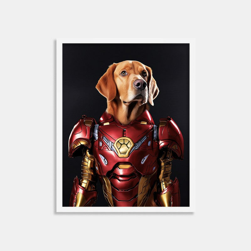 Pet Art Photo Frame - The Superhero