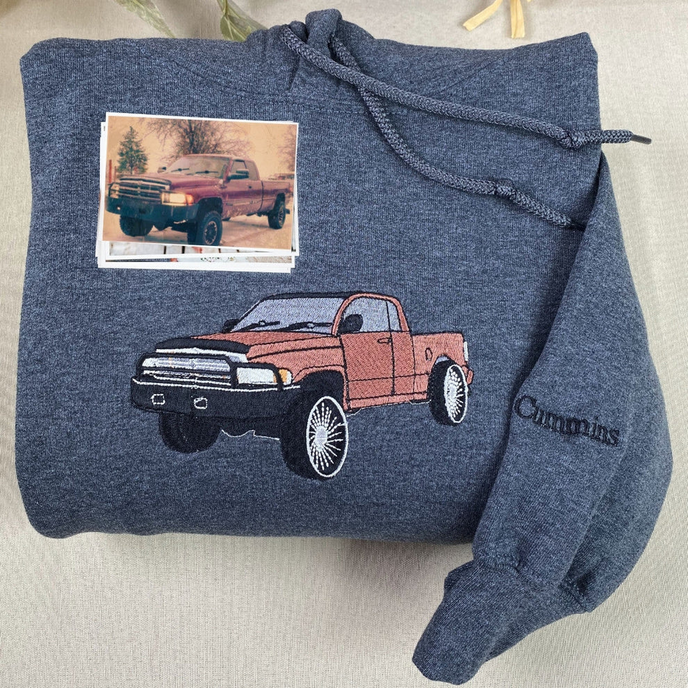 Personalized Embroidered Sweatshirt Gift for Car Lovers